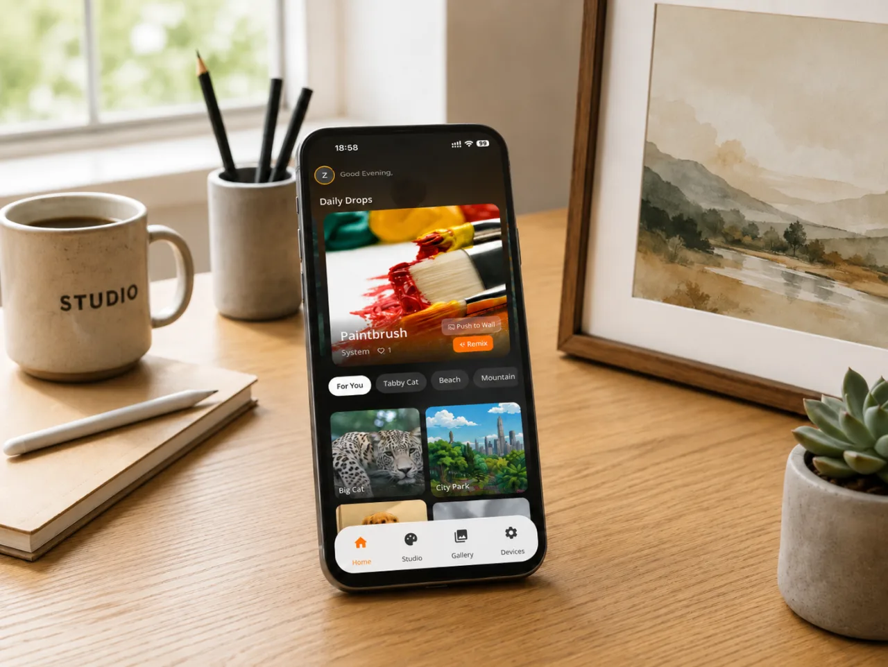 Aurevian APP interface